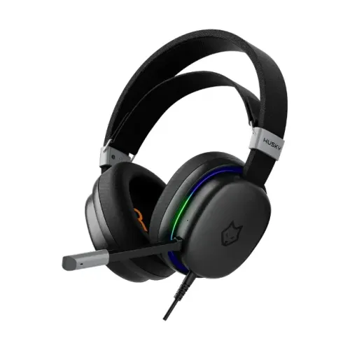Headset Gamer Husky Permafrost, USB, 7.1 surround, Driver 40mm, Microfone Preto 