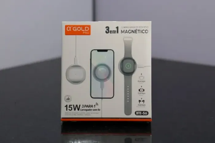 carregador magnetico 3 em 1