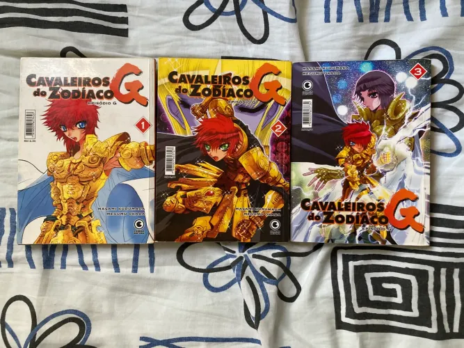 Mangá Cavaleiros do Zodíaco G 1 ao 3