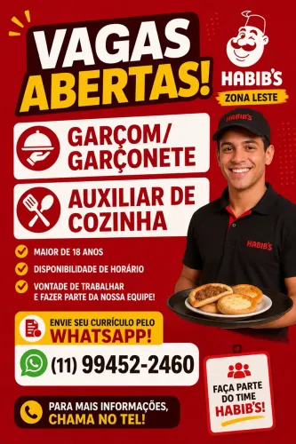 Vagas aberta fixo