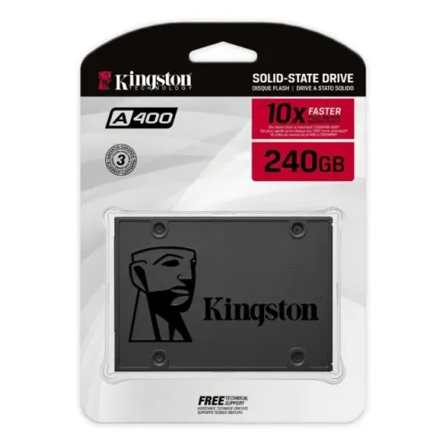 SSD Kingston A400 240GB SA400S37/240G SATA III 2.5" Alta Velocidade pode retirar no local