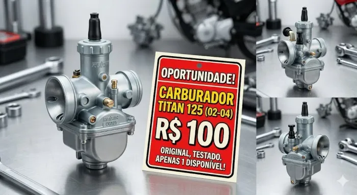Carburetor CG titan 125 KS/ES/KSE 02/04