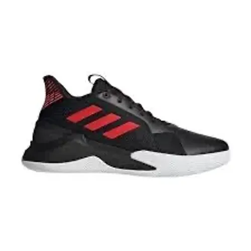 Adidas Run The Game masculino nas cores preto e vermelho.