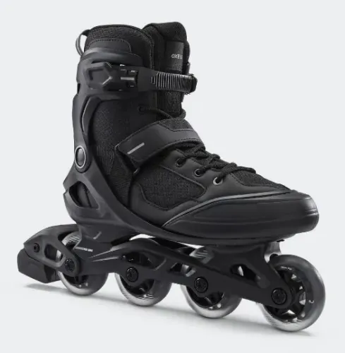 Patins Inline Oxelo Fit 100 Preto - Tamanho 44 (Pouco Uso)