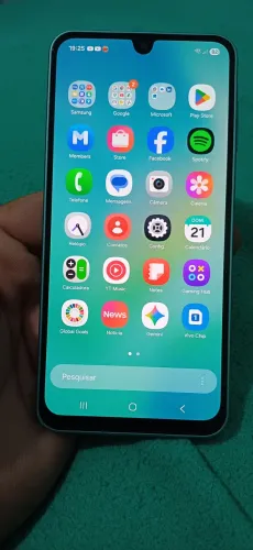 Smartphone Samsung Galaxy A16 5G 256GB Verde Tela 6.7" Câmera 50MP 8GB RAM