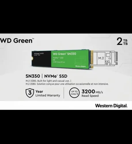 Ssd WD Green Sn350 Nvme 2Tb