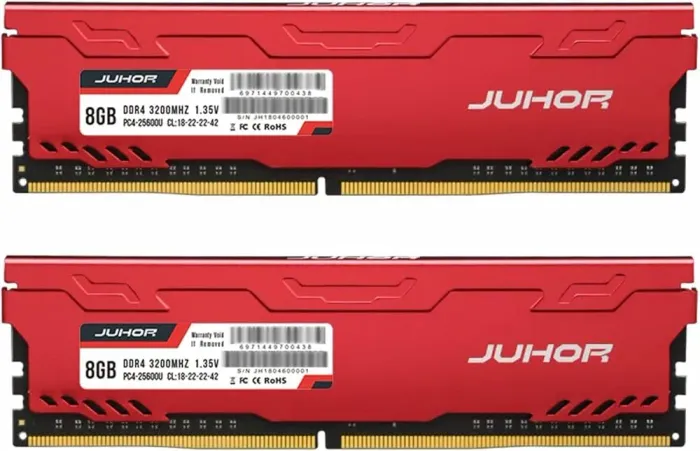 Memória DDR4 XMP JUHOR 8GB 3200MHZ (LEIA DESCRIÇÃO)