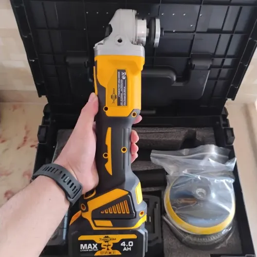 Esmerilhadeira 48V com Maleta e Diversos Acessórios