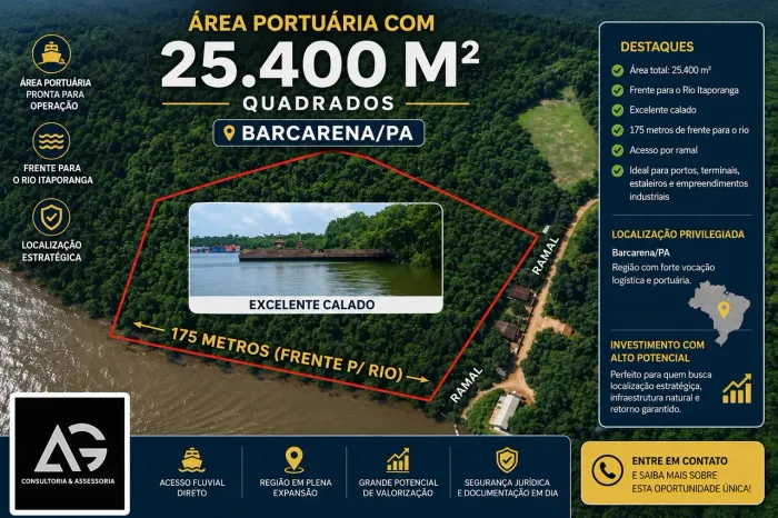 Área Portuária em Barcarena PA 