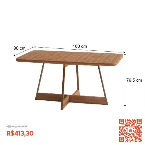 Vendo mesa de 6 lugares com desconto