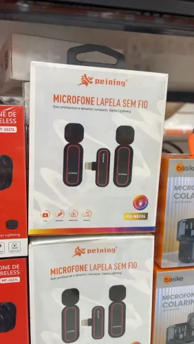 Microfone de lapela