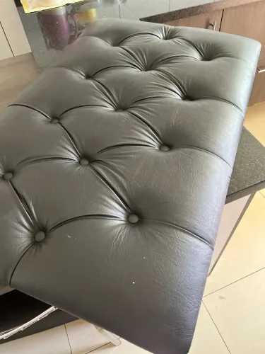 CABECEIRA DE CAMA ALMOFADADA SOLTEIRO PRETA