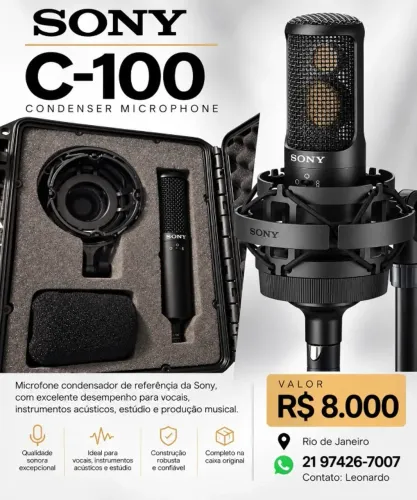 Microfone Sony C-100