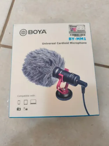 Microfone Cardioide Universal Boya BY-MM1