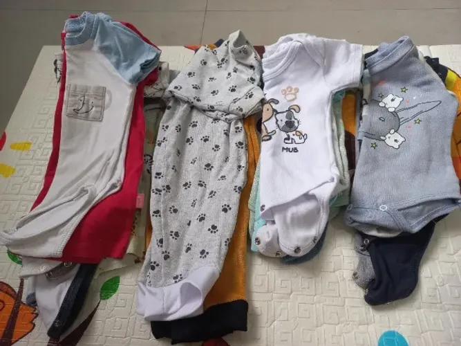 Mega lote roupinhas bebê 0 à 6 meses