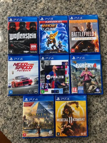LOTE DE JOGOS PRA PS4