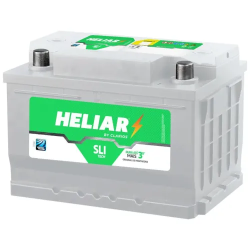 Bateria Heliar 60Ah - Nova e Pronta Entrega