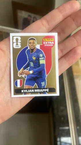 EXTRA STICKER GOLD KYLIAN MBAPPÉ