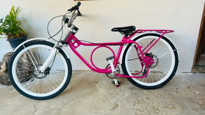 Bicicleta barra circular.Bike lowbike, custon bike 