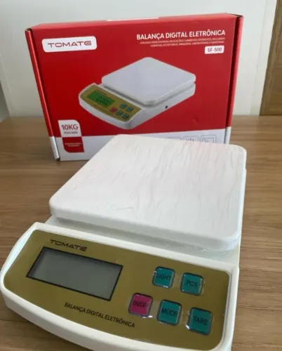 Balança digital eletrônica 10kg sf-500 tolste