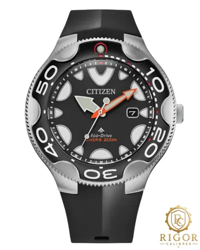 Relógio Citizen Promaster Diver Orca BN0230-04E Eco-Drive Certificaçado ISO e Aço
