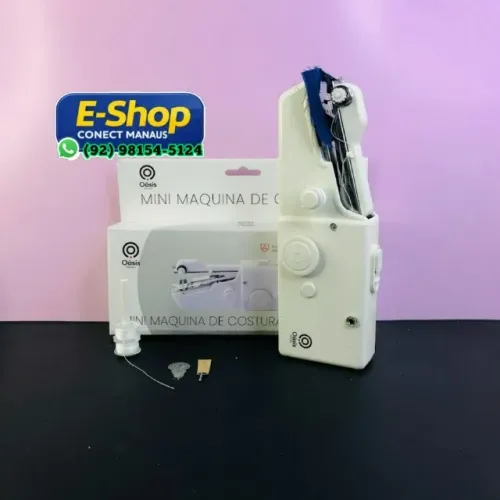Mini Máquina de Costura Portátil Oasis - Costure com Facilidade!