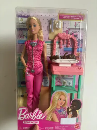 Boneca Barbie You can be Profissões Médica Pediatra da Mattel NOVA