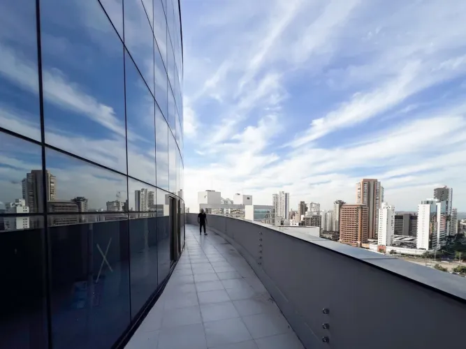 Laje corporativa de 340 m² para locação no Atlas Business