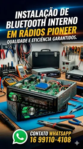 Bluetooth interno para rádios Pioneer