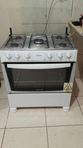 Fogão 4 Bocas Atlas Mônaco Branco - Acendimento Automático (Usado)