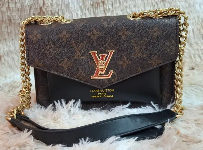 Bolsa Louis Vuitton marrom nova