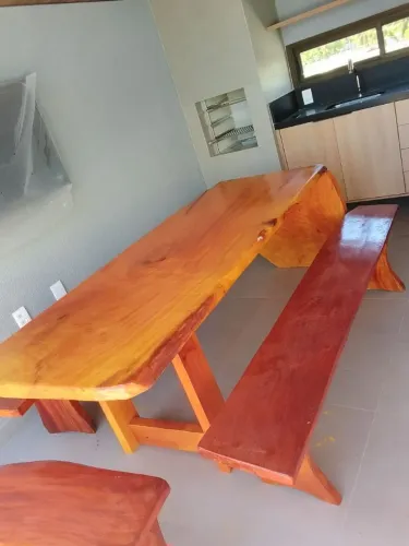 Mesa rústicas de jaqueira