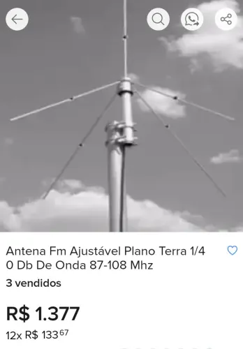 Antena Base AP0162 STEELBRAS