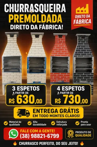 Churrasqueira premoldada