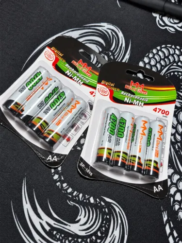 4 Pilha AA Recarregavel 4700mAh