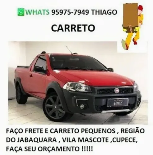 Carreto jabaquara , cupece e vl mascote zona sul