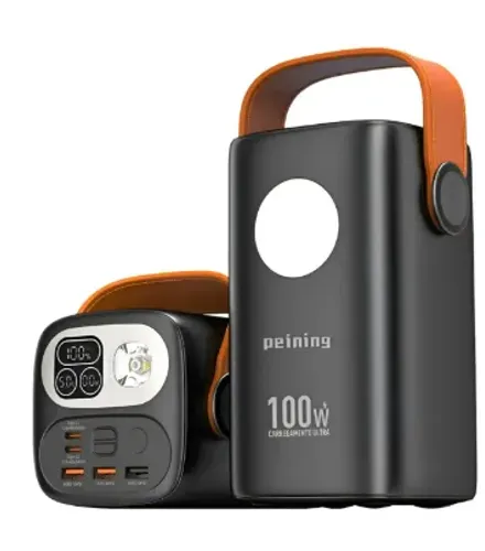 Powerbank 60.000mAh 100W Robusto com Lanterna - Energia para Qualquer Aventura! STARLINK C