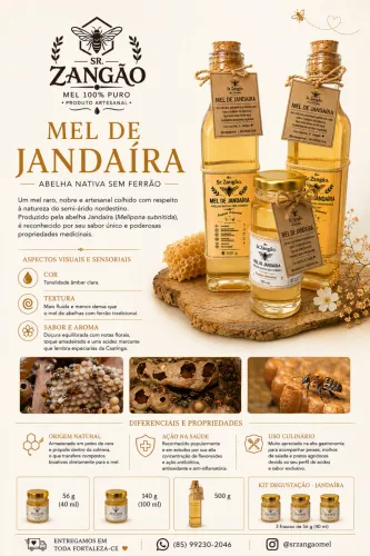 MEL DE JANDAIRA 100% PURO