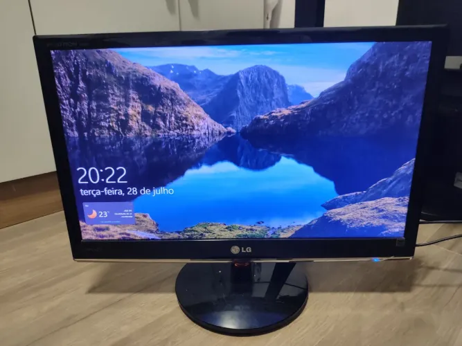 Monitor LG Flatron Ips236 23.6 Tela Ips Preto