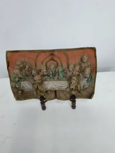 Santa ceia em gesso 