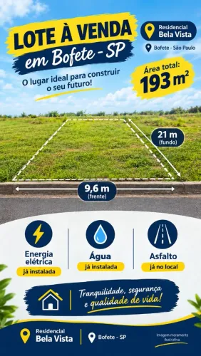 Terreno/Lote a Venda Bofete