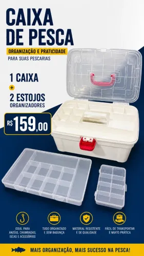 1 CAIXA + 2 ESTOJOS