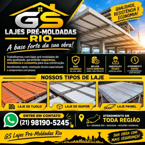 GS LAJES PRÉ-MOLDADAS RIO