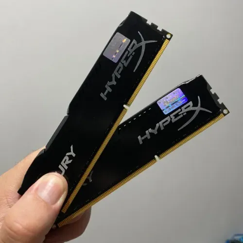 Memória Ram Gamer 16GB DDR3 1600MHz Kingston HyperX Fury Preta HX316C10F/8 ( 2 x 8GB )