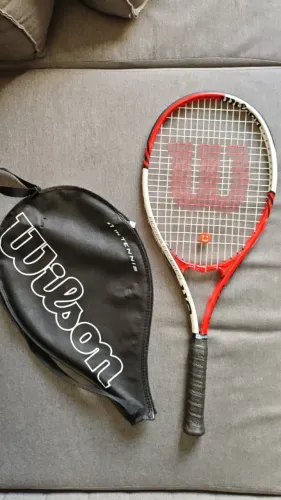 Raquete de Tênis Wilson Roger Federer 110 + Capa + Antivibração +Grip Novo