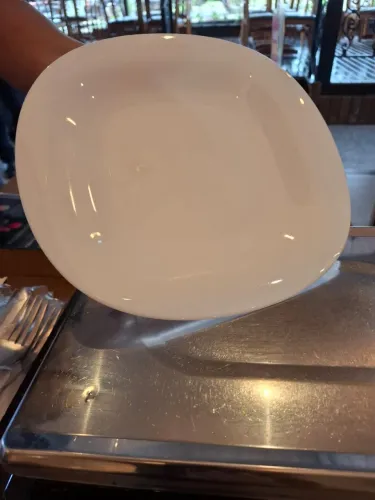 Prato de vidro peso certo 