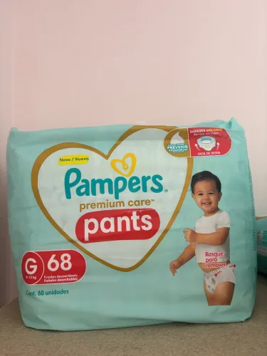 Fralda Pampers premium care Pants G