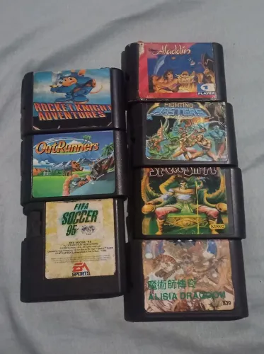 Mega drive genesis jogos Aladin Rocket