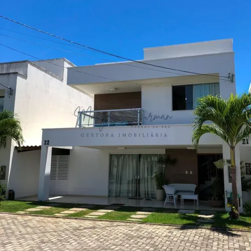 Casa em Condomínio para Venda em Lauro de Freitas, Foz do Joanes, 4 dormitórios, 3 suítes,