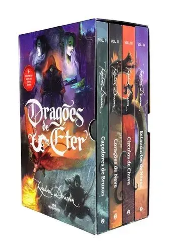 BOX LIVROS DRAGÕES DE ÉTER 4 VOLUMES